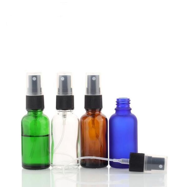 

thick 30ml 1oz cobalt blue fine mist atomizer glass bottle spray refillable perfume empty bottle glass for aromatherapy essential oil lx1883