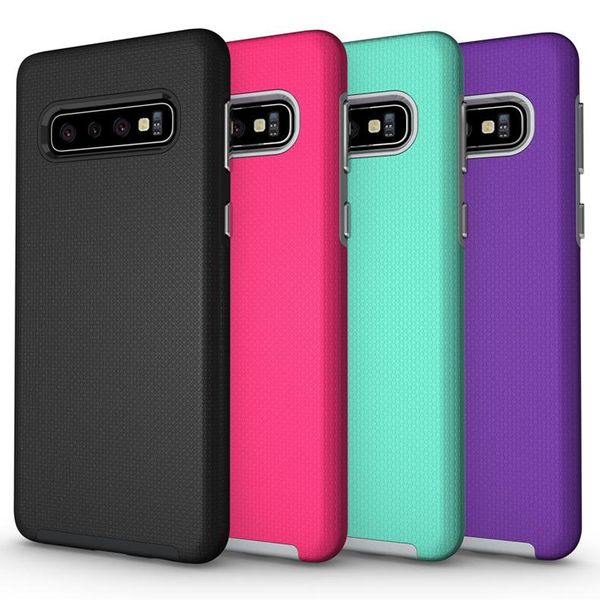 

cgjxsfor samsung s10 case rugged anti -skid armor hard heavy duty tpu protection phone case cover for samsung galaxy s10 plus s10 lite