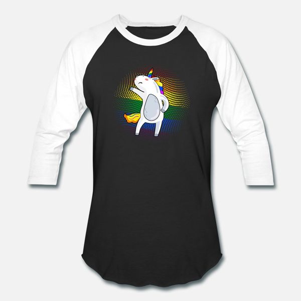 

lgbt unicorn shirt t shirt men knitted 100% cotton round neck letter sunlight new style summer novelty shirt
