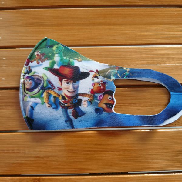 

10pcs new designer face mask luxury mask washable dustproof riding cycling sports cartoon print mouth masks for boys and girls