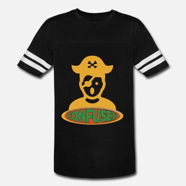 

pirate king of the sea cool confusing t shirt men print cotton crew neck sunlight comical spring normal shirt