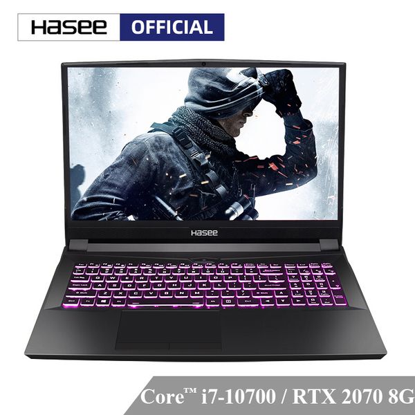 

hasee tx9-cu7dk lapfor gaming(intel core -10700+rtx2070/16gb ram/256ssd+1thdd/16.1''144hz 72%ntsc ips) notebook computer