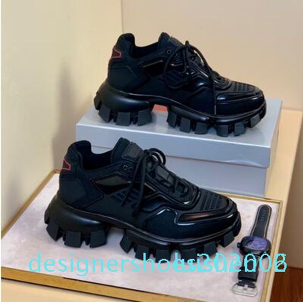 

2019 fashion mens designer shoes cloudbust thunder basketball platform triple sneaker vintage casual men sock shoes outdoor trainers565 d06, Black