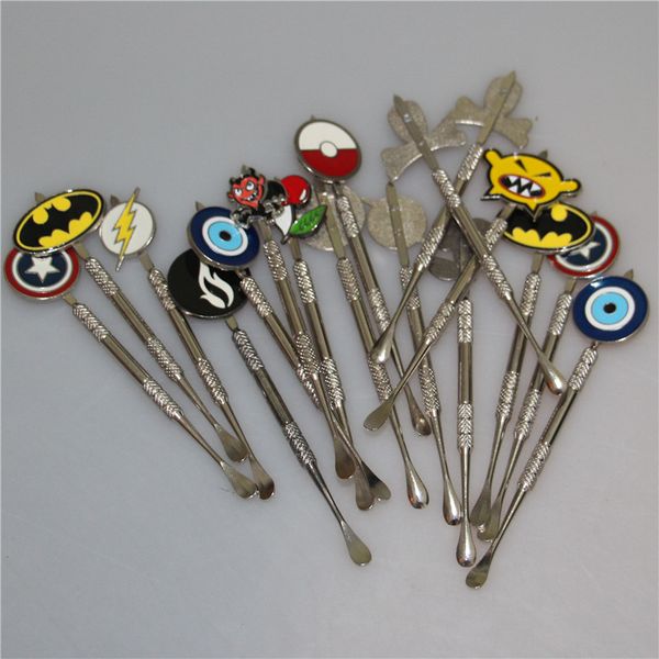

metal dabber wax dab tool silver metal dab jar smoking tool for wax honey dry herb dab tool glass bongs