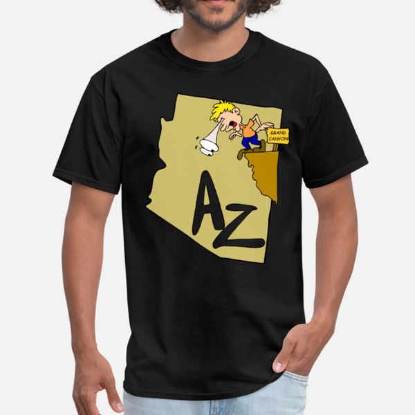 

arizona t shirt men character tee shirt crew neck pattern fitness breathable spring letters shirt