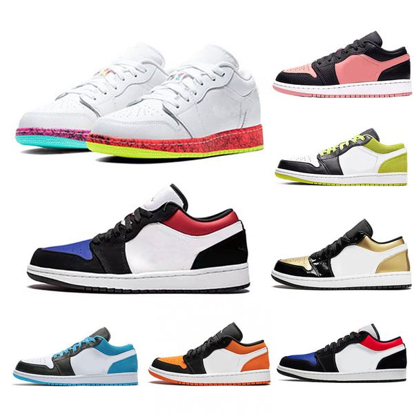 

2021 new jumpman 1 mens basketball shoes low tropical light travis unc obsidian ember glow black bred toe retroes 1s women skateboard shoes