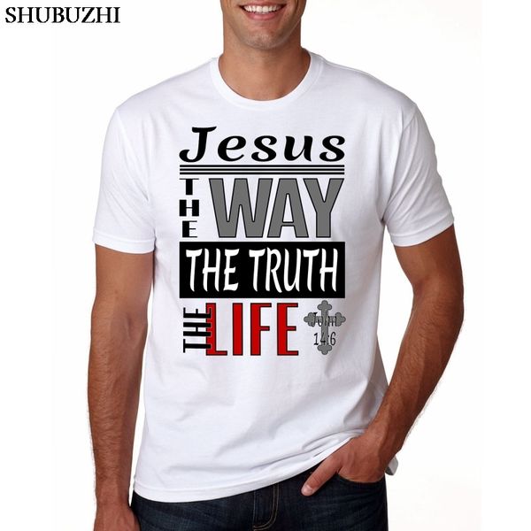

the way the truth the life christian t shirts jesus christ t-shirt tee summer short sleeves fashion ing