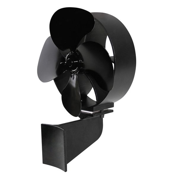

log wood burner 4 blade heat powered stove fan with handle home fireplace safety