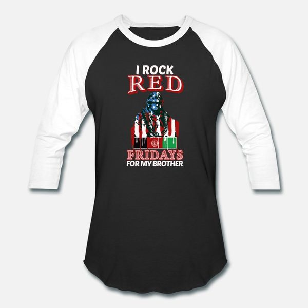 

brother afghanistan deployment red friday military t shirt men personalized short sleeve s-xxxl pictures crazy basic summer style shirt
