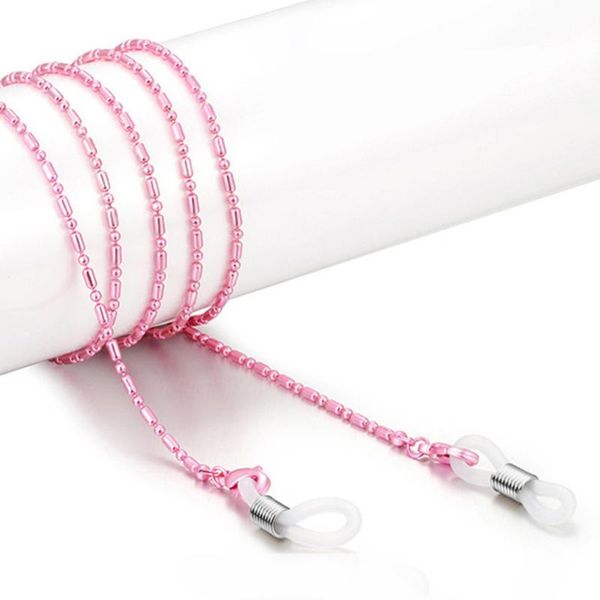 

2020 chic multi-color retro eyeglasses chain glasses cord glasses non-slip lanyard artistic eyeglasses chain lanyard accessories, Silver