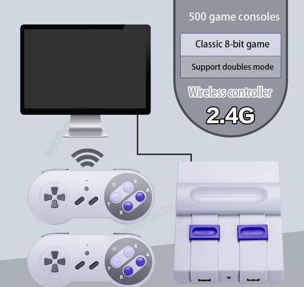

cgjxsnew video games consoles 2 .4g wireless dual handle tv can store 500 games news classic retro game consoles with packing vs pxp3 ps4 pv