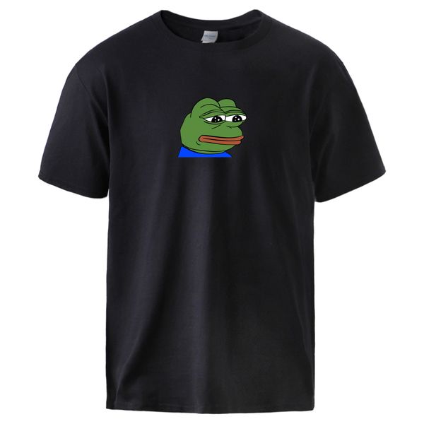 

грустная frog футболка для man 2020 summer casual cotton футболка с коротким рукавом пуловер tee мужской мода hip hop сыпучие fit футболок