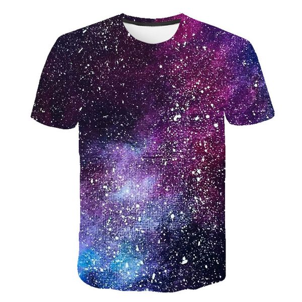 

magic stars galaxy male 3d print shirts humor funny hippie men clothing