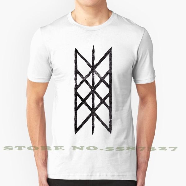 

web of wyrd - black rune cool design trendy t-shirt tee wyrd rune runic nordic norse viking web of wyrd symbol minimalist