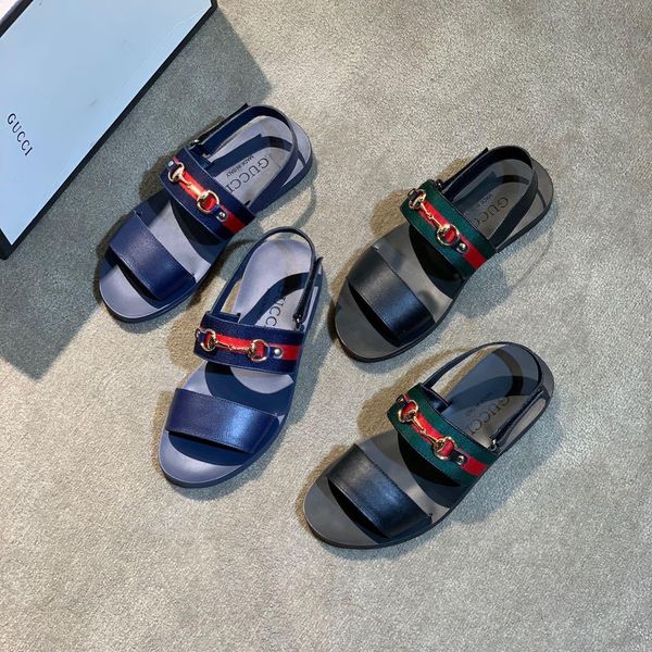 

2020 new trend fashion waterfrontaec toe sandals brand high-end shoes men's slippers copy breathable112