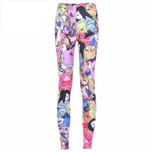 

горячие моды sexy pirate galaxy задыхаются приключения время цифровой печати ball bro leggings для женщин, Black