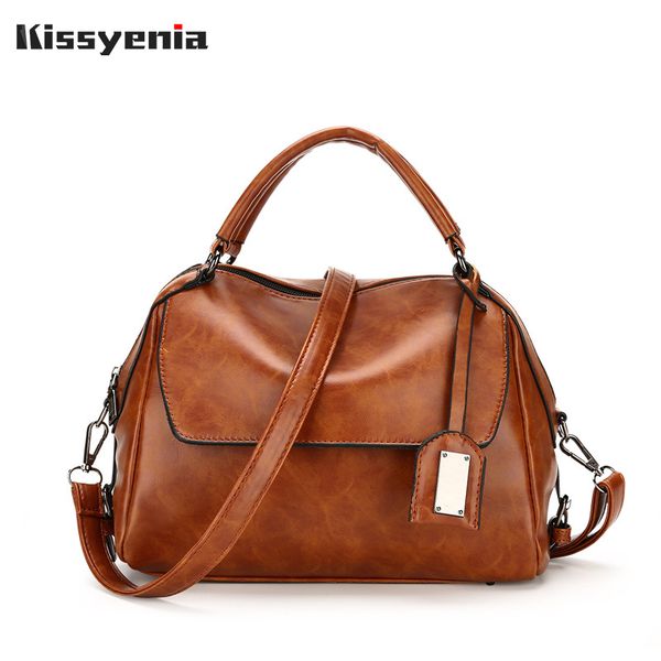 

kissyenia women handbags leather women shoulder bags fashion handle ladies crossbody bag new arrival 1296