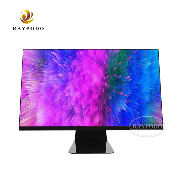 

raypodo 24 inch intel i3 i5 i7 frameless all in one pc computer with 4g+120gb ssd memory with black silver color