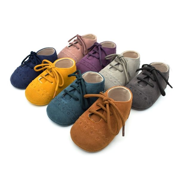 

8 colors baby pu leather shoes autumn spring newborn boys girls toddler shoes anti-slip soft baby sequin casual sneakers