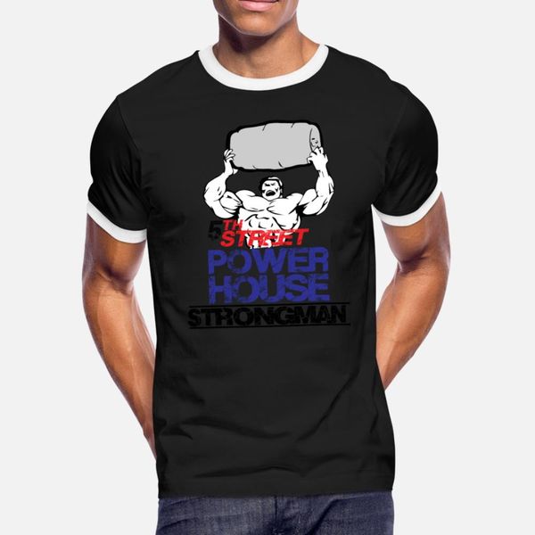 

5th street strongmen print.png t shirt men design short sleeve round neck male graphic new fashion summer cool shirt