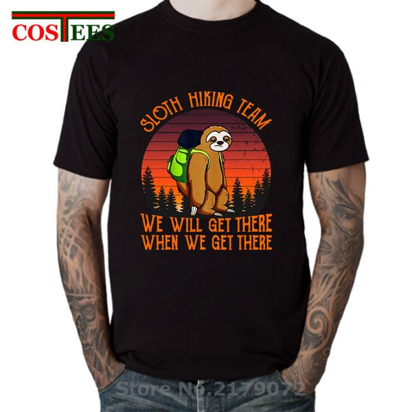 

vintage sloth hiking team tshirt vintage sloth climber gift tee retro sloth hiker tee outdoor camping hiking trekking tshirt