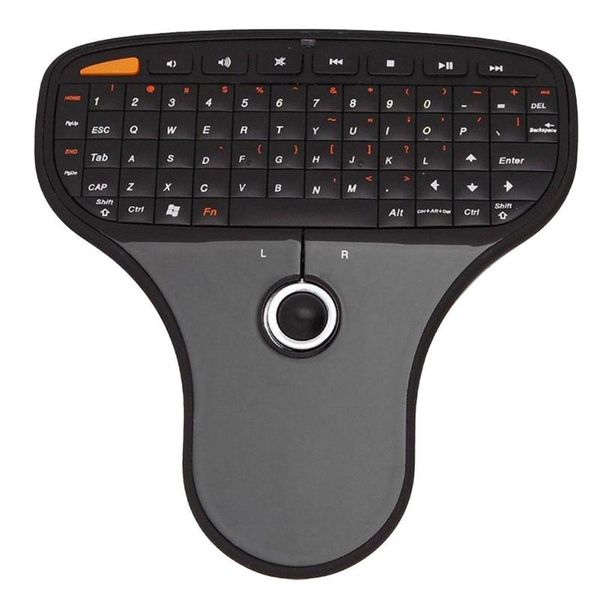 

n5901 mini wireless keyboard and remote trackball air mouse ultra-light multimedia control function for htpv android tv box