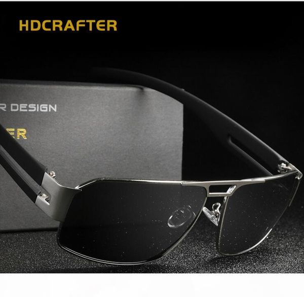 

hdcrafter brand outdoor fashion sunglasses driver mirror e006 men polarized sunglasses men sunglasses with glasses box, White;black