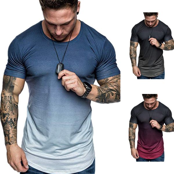 

summer new european and american short sleeve men's and women's tapered round neck pullover, White;black