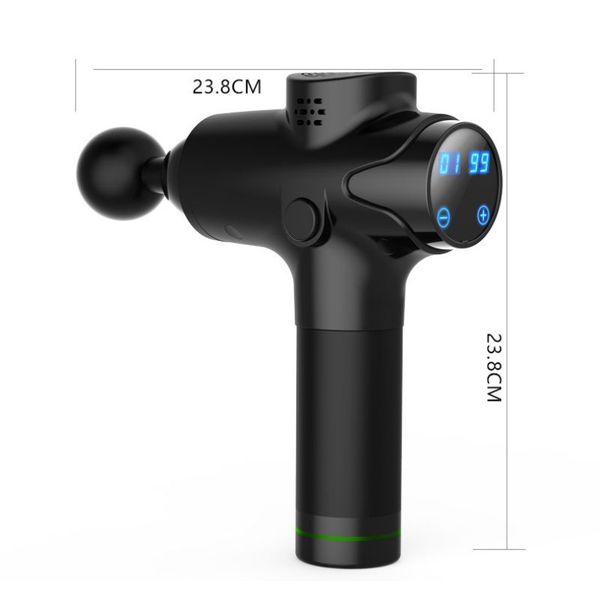 

1pcs muscle massage gun deep tissue massager therapy gun exercising relief body shaping for car dropshipping