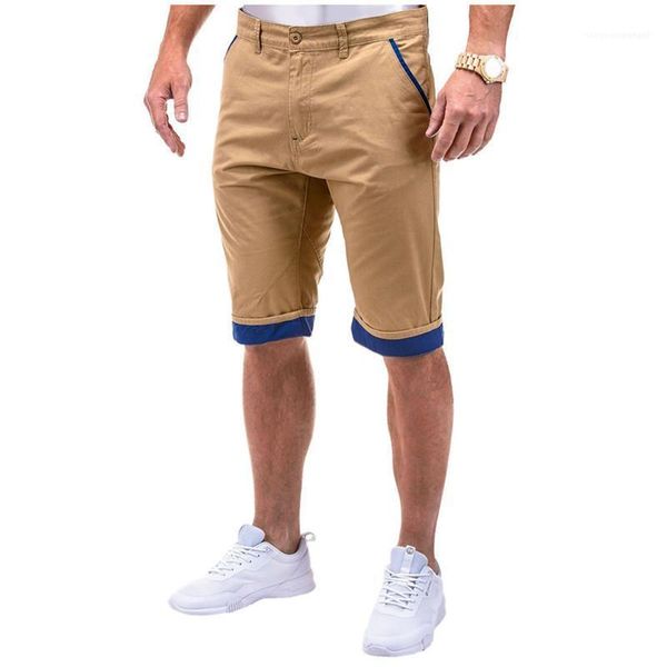 

pantaloncini uomo fashion solid zipper fly mens shorts designer relaxed summer pantalones cortos wash woven tooling, White;black