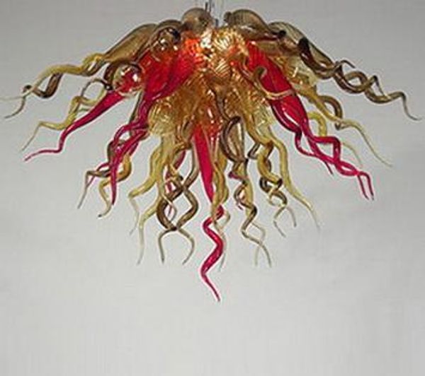 

Modern Chandelier Villa Art Decoration LED Light Source Cheap Price Hand Blown Glass Hanging Decorative Chain Chandeliers