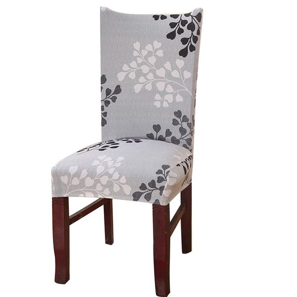 

floral printed stretchable jacquard home seat slipcover chair cover banquet