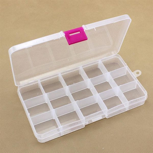 

jewelry organizer box for hair earrings adjustable clips storage pills container multipurpose 4pcs plastic akyzd home2001