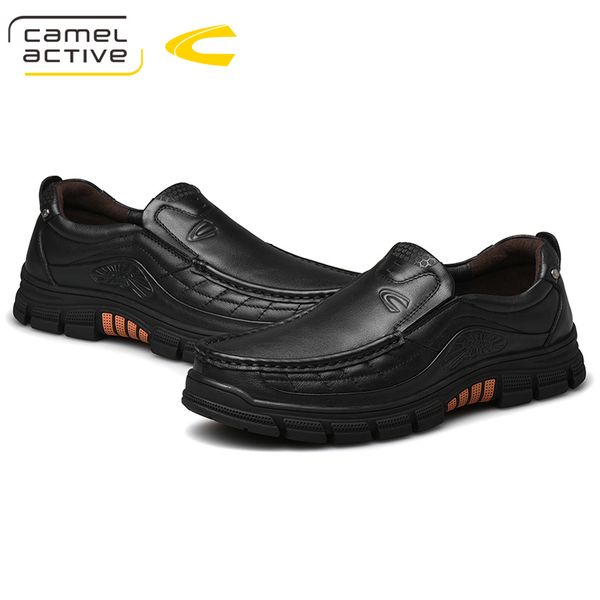

camel active new classics style men hiking shoes genuine leather men shoes outdoor anti-slip trekking sneakers