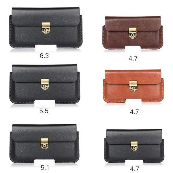 

cgjxship horizontal holster general leather clip case for iphone 11 pro xr xs max x 8 7 /plus /6 6s se galaxy note 10 9 s9 s10 lg belt pouch