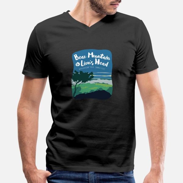 

bear mountain to lions head appalachian trail t shirt men gift cotton s-xxxl original gift breathable summer normal shirt
