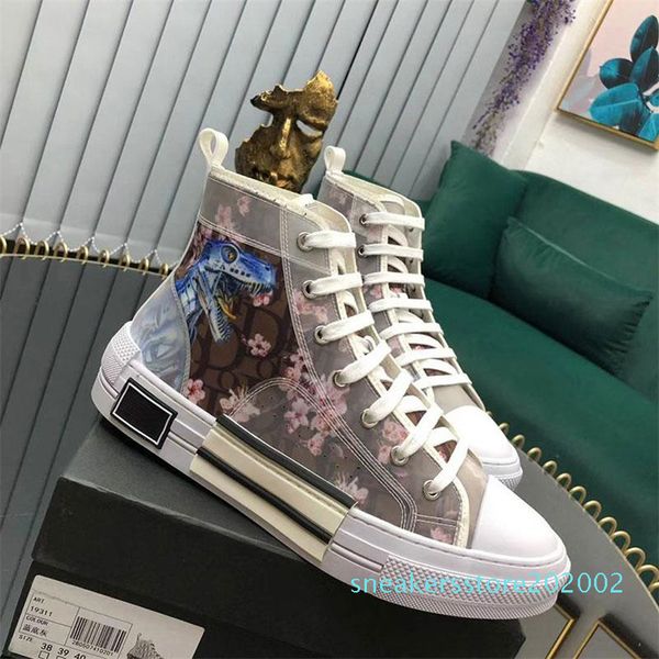 

1flowers obliques tess luxury fashion designer platform sneakers men women vintage trainer athletic shoes sneakers op s2, Black