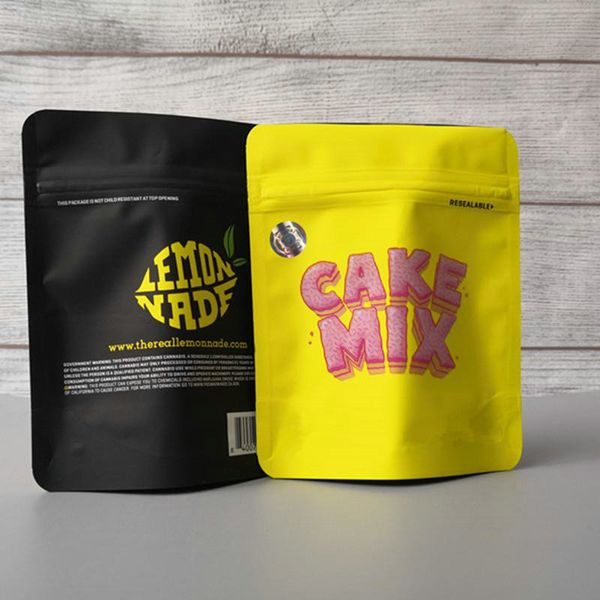 

2020 cookies packaging bags dry herb flower smell proof bag 35g mylar ziplock package cheetah piss gelati payton london pound cake