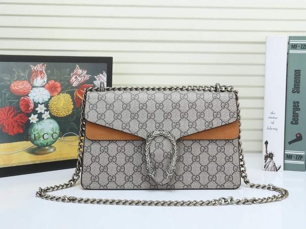 

2020 new female designer handbag slanting messenger shoulder bag chain bag leather wallet lady handbagaf