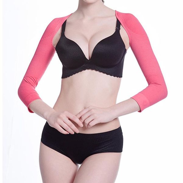 

control women arm corrector tool shoulder shaper elastic back posture underwear long sleeve slimming humpback prevent upper, White;black