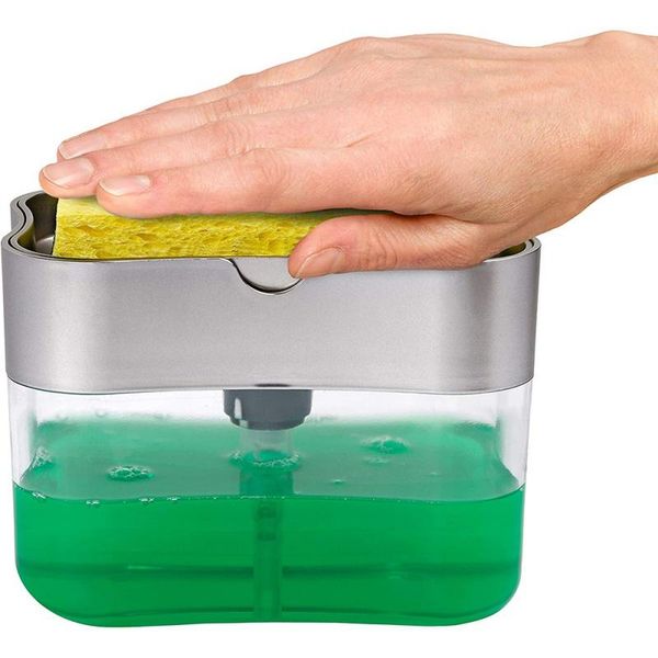 

soap pump cleaning sponge caddy kitchen manual press soap pump liquid hand wash bathroom shower gel manual pressing dispenser