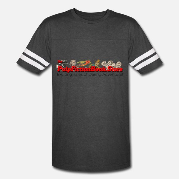 

криминальное чтиво книга магазин баннер футболки рубашки мужчины designs 100% хлопок круглый воротник семьи подарков basic summer style стан