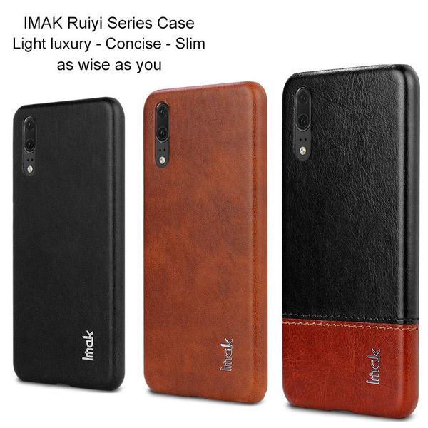 

cgjxswholesale ruiyi series concise light luxury pu leather case for huawei p20 /p20 pro /p20 lite nova 3e back cover case slim case fundas