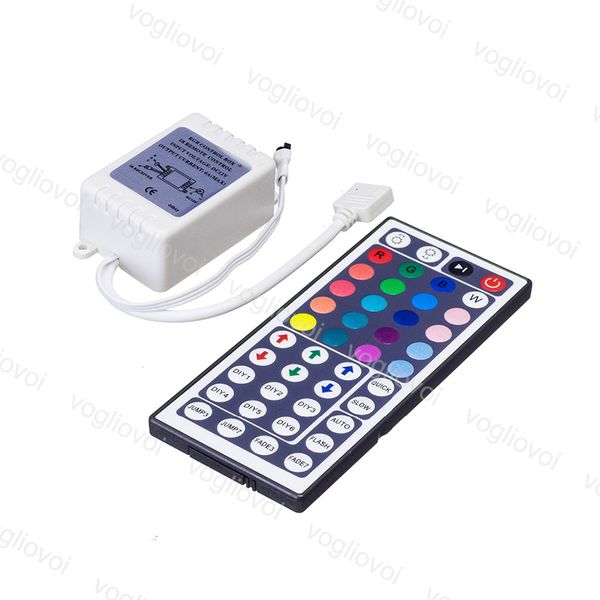 

rgb controllers 44keys controller ir 72w 6a abs dc12v 3ch lighting accessories for 5050 3528 2835 strip modules wall washing lamp dhl