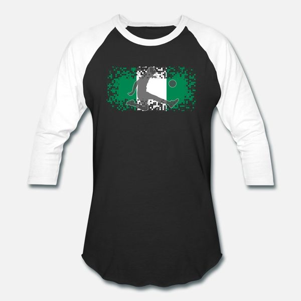 

nigeria football soccer t shirt men cute short sleeve o-neck standard cute new style spring autumn kawaii
