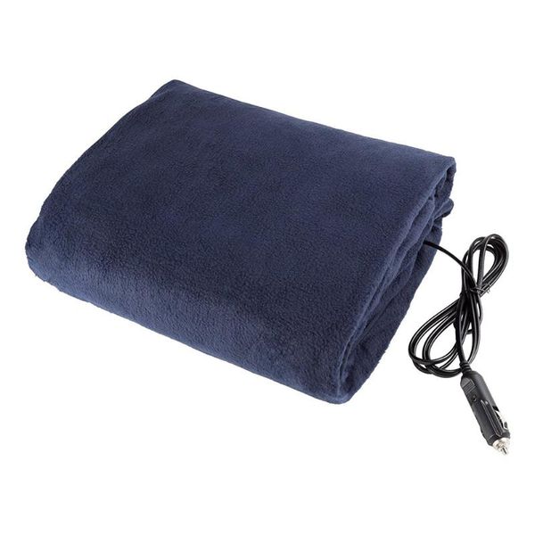 

other interior accessories artificial fleece warm winter outdoor car heating blanket camping solid 12v 45w throw fast temperature adjustable