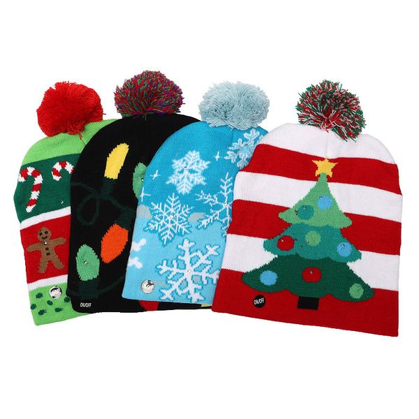 

children's christmas hats colored christmas hats with balls knitted hats