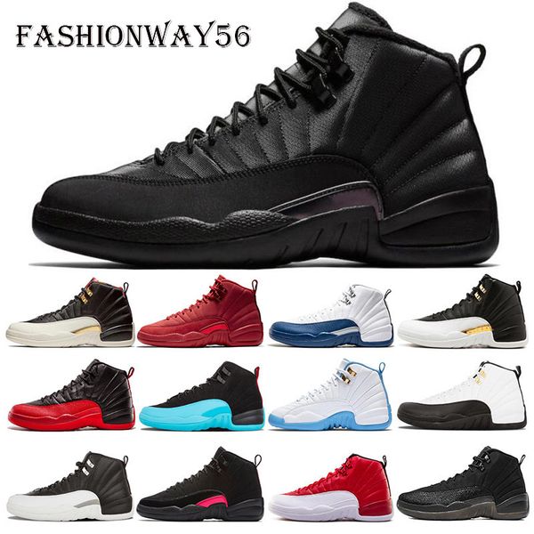 

mens basketball 12s shoes 12 winterized gym red college navy black cny bulls university blue men sport sneakers size 7-13