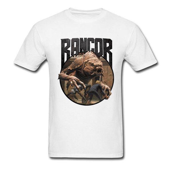 

men white tshirt fashion rancor attacks planet cool novelty t shirts 3d digital print tee-shirt for man