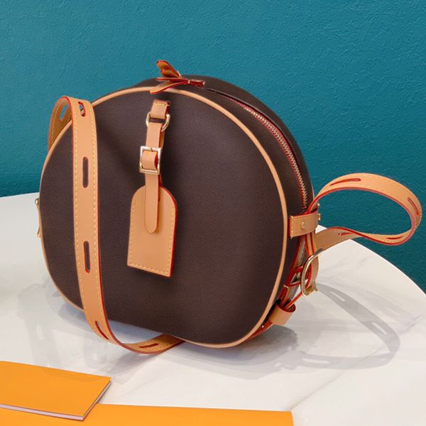 

designer female brown circular crossbody bags for women 2020 pu leather luxury handbag designer small ladies sling shoulder messenger bag